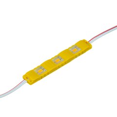 LED модуль 12v SMD 5730 3led Жовтий фото