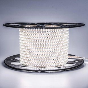 Світлодіодна LED стрічка 220v 5730 72led/m білий Преміум фото