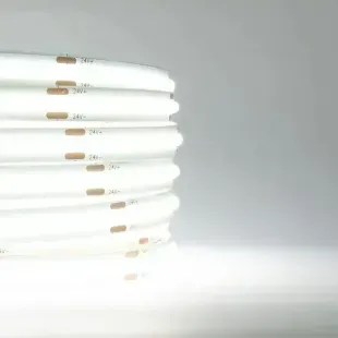 Светодиодная лента COB 24v 480led 10м белый Премиум фото