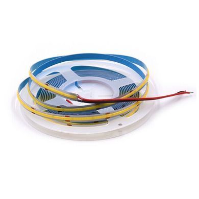 Светодиодная лента COB 24v 480led 10м теплый Премиум фото