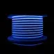 Гибкий LED неон 12v 8*16мм 1см синий фото