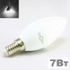 LED лампочка E14 C37 7вт 4500К фото