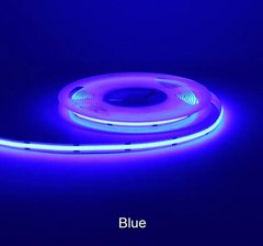 Світлодіодна LED стрічка COB 12v синій фото