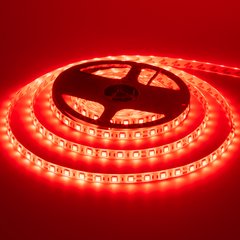 Світлодіодна LED стрічка 12v 5050 60led/m ip20 червоний Стандарт фото