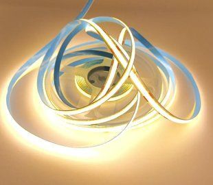 Світлодіодна стрічка 5v COB 320led/m ip20 Тепла фото