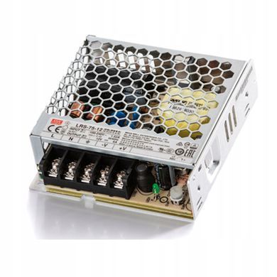 Блок питания 12v 6а 75w ip20 Mean Well LRS фото