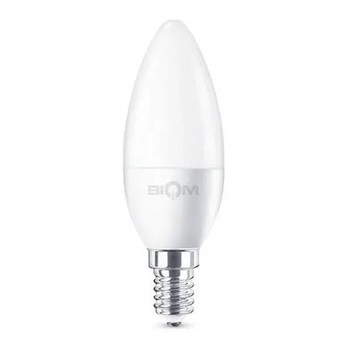 LED лампочка E14 C37 9вт 4500К фото