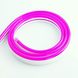 Гнучкий LED неон 12v 8*16мм 2,5см рожевий фото