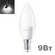 LED лампочка E14 C37 9вт 4500К фото