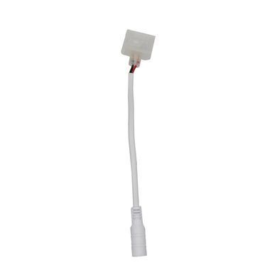 Конектор для LED неону 12В 6*12мм кліпса+провід+мама фото