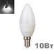 LED лампочка E14 C37 10вт 4100К фото