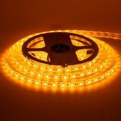 Светодиодная LED лента 12v 5050 60led/m ip20 желтый Стандарт фото