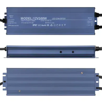 Блок живлення 12v 41,7а 500w ip67 фото