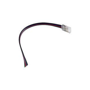Конектор для LED стрічки COB RGB 4pin+провід 10мм фото