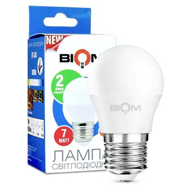 LED лампочка E27 G45 7вт 3000К фото