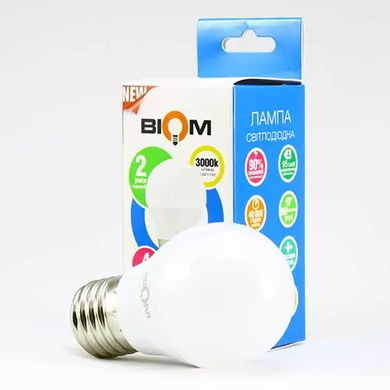 LED лампочка E27 G45 7вт 3000К фото