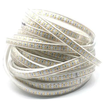Светодиодная LED лента 220v 2835 180led/m теплый фото