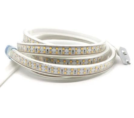 Светодиодная LED лента 220v 2835 180led/m теплый фото