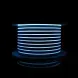 Гнучкий LED неон 12v 8*16мм 1см блакитний фото