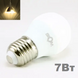LED лампочка E27 G45 7вт 3000К фото