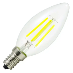 LED лампочка Filament E14 C35 4вт 4500К фото