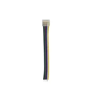Конектор для LED стрічки RGB+CCT 6pin+провід 12мм фото