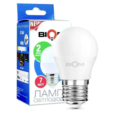 LED лампочка E27 G45 7вт 4500К фото