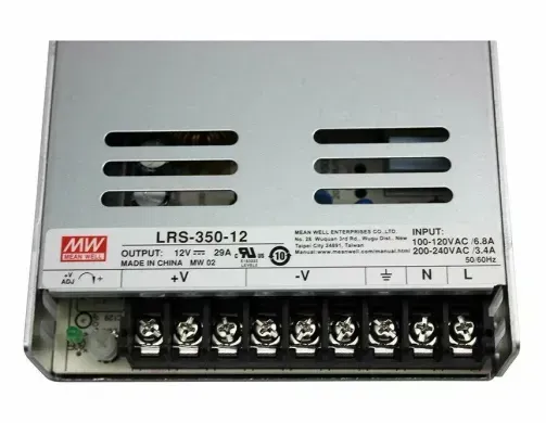 Блок питания 12v 29а 348w ip20 Mean Well LRS фото