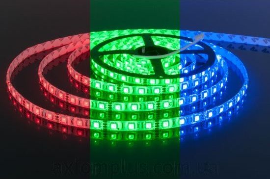 Світлодіодна LED стрічка 12v 5050 60led/m ip65 RGB Стандарт фото