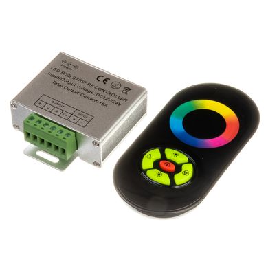 RGB Контроллер 18А с радио пультом Черный фото