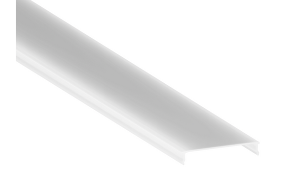 LED профіль для гіпсокартону 86*50мм 1м, Матовий, Сріблястий