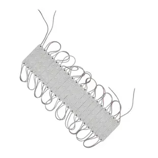 Светодиодный модуль 12v 3led 2835 1,5w с линзой PRO 5 лет гарантии фото