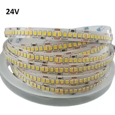 Світлодіодна LED стрічка 24v 2835 240led/m ip20 нейтральний фото