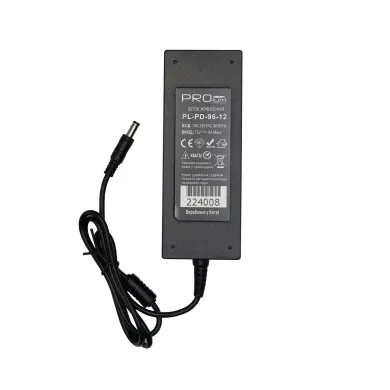 Блок живлення 12v 8а 96w Пластиковий Преміум фото