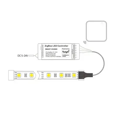 RGB контролер 15А ZigBee Wi-Fi TUYA фото