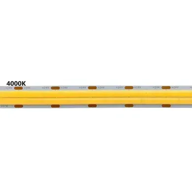 Светодиодная лента 24v COB 960led/m 28W нейтральный фото