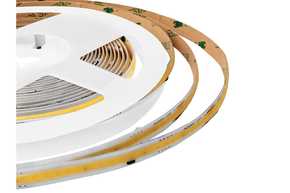 Світлодіодна стрічка 220v IP20 COB 296led/m білий 5м фото