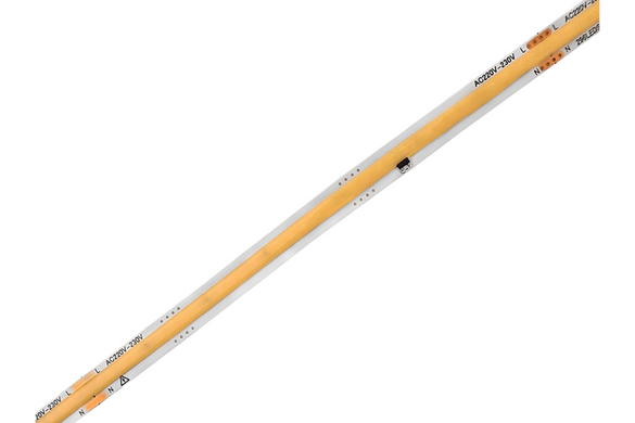Світлодіодна стрічка 220v IP20 COB 296led/m білий 5м фото