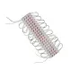 Светодиодный модуль 12v 3led 2835 1,5w с линзой PRO 5 лет гарантии фото