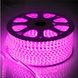 Світлодіодна LED стрічка 220v 2835 120led/m рожевий Стандарт фото