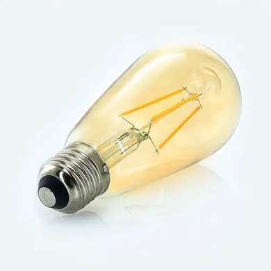 LED лампочка Filament E27 ST64 8вт 2350К Бронза фото
