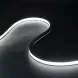 Гибкий LED неон 12v 10*10мм белый фото