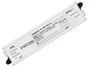 Блок живлення 12v 8,3а 100w ip67 PRO фото