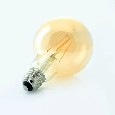LED лампочка Filament E27 G95 8вт 2350К Бронза фото