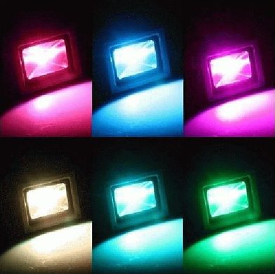 LED прожектор RGB 10Вт фото