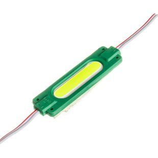 LED модуль 12v COB 2w Зеленый фото