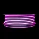 Гнучкий LED неон 24v 6*12мм 9w рожевий