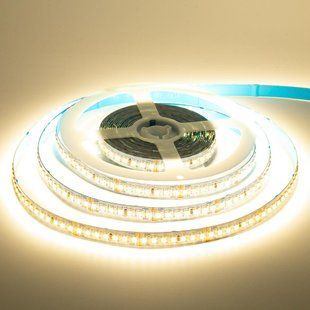 Светодиодная LED лента 24v 2835 168led/m ip20 теплый фото