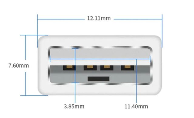 Кабель USB 1м фото