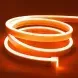 Гнучкий LED неон 24v 6*12мм 9w помаранчевий